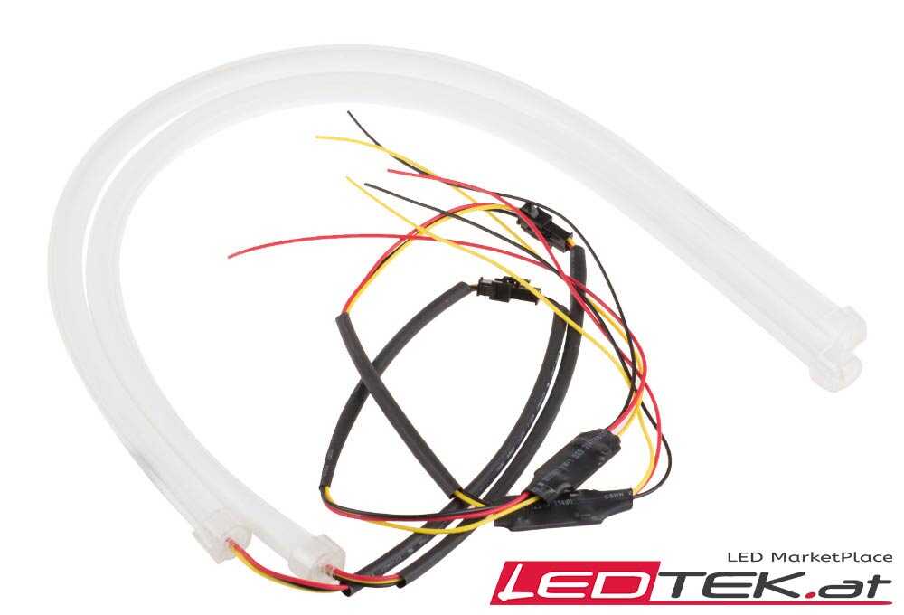 LED FLeX DRL TFL Tagfahrlicht Gelb 30cm