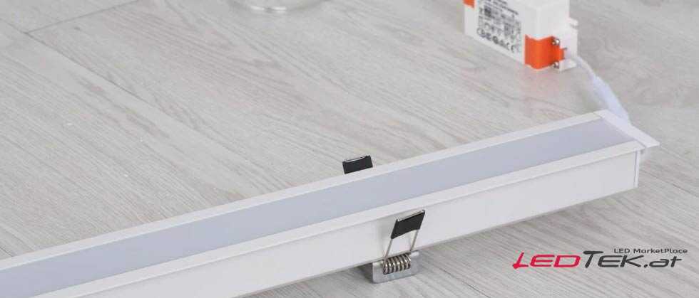 12W 18W 24W 30W LED Einbauleuchte Lineare mit externen Treiber