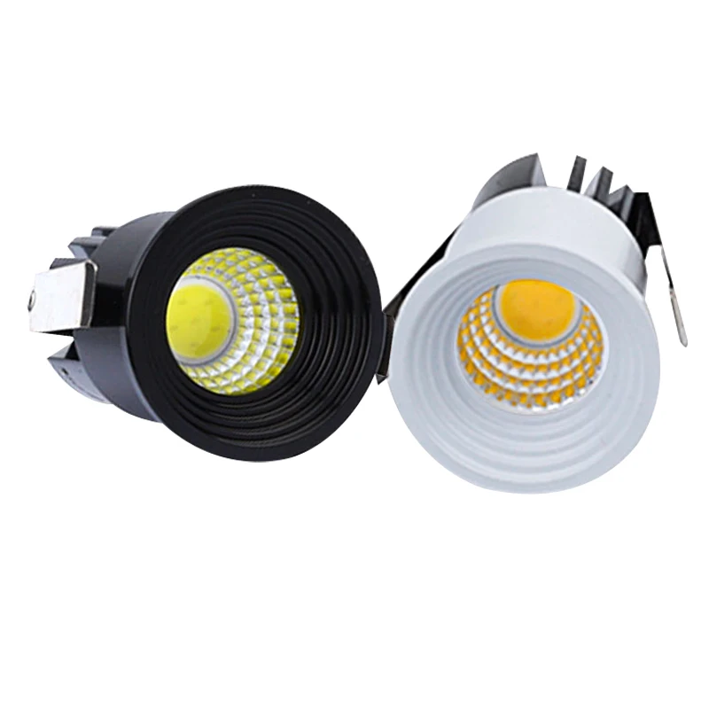 Mini LED COB Einbauspot 3W / 5W – 230V dimmbar – 10er-Pack 1 LED COB Einbauspot 230V dimmbar im 10er-Pack